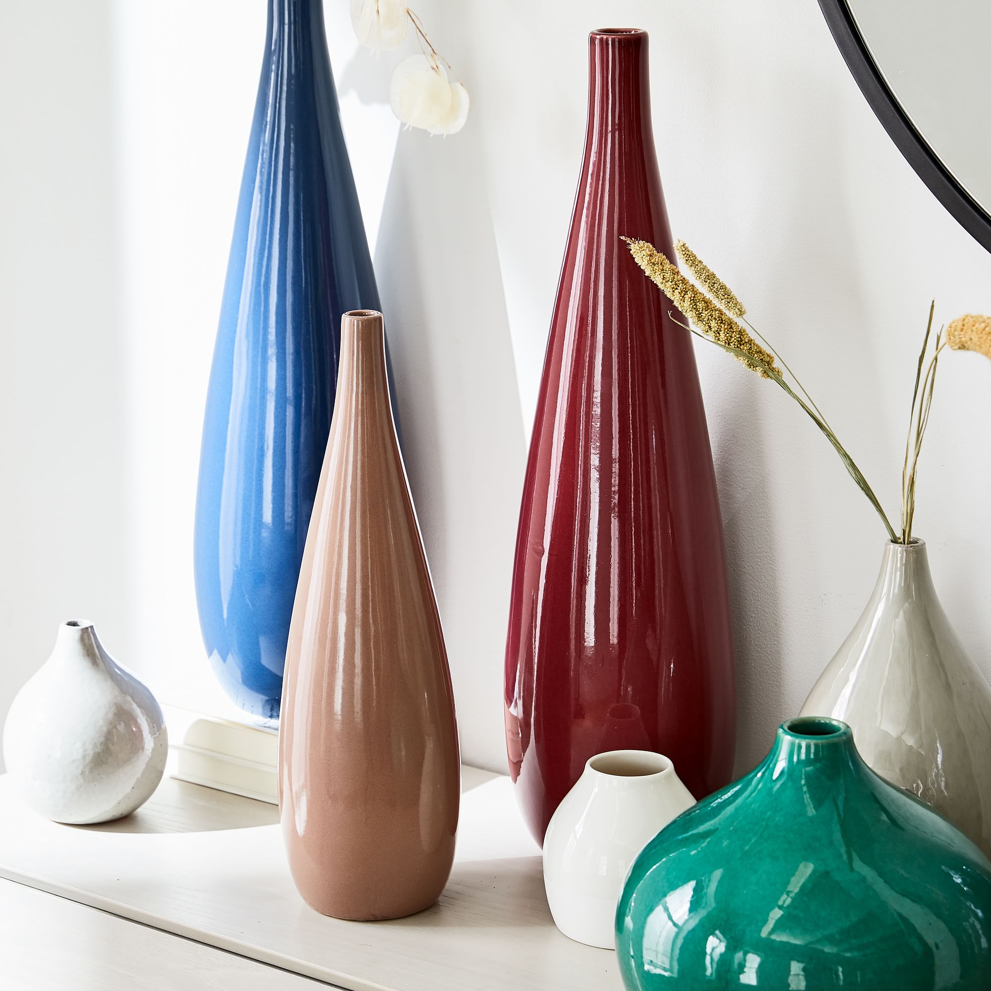 Bright Ceramic Vases Tall Teardrop thumbnail 2