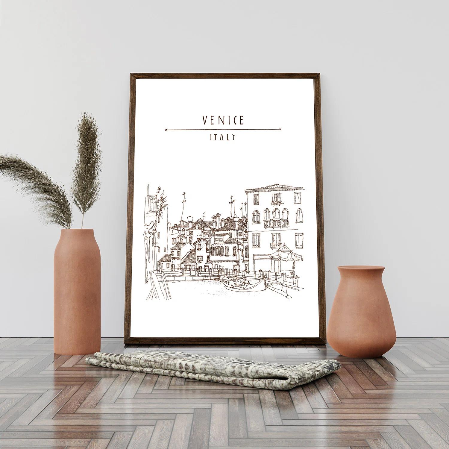 Framed On Wood Drawing Print-20"x28" thumbnail 5