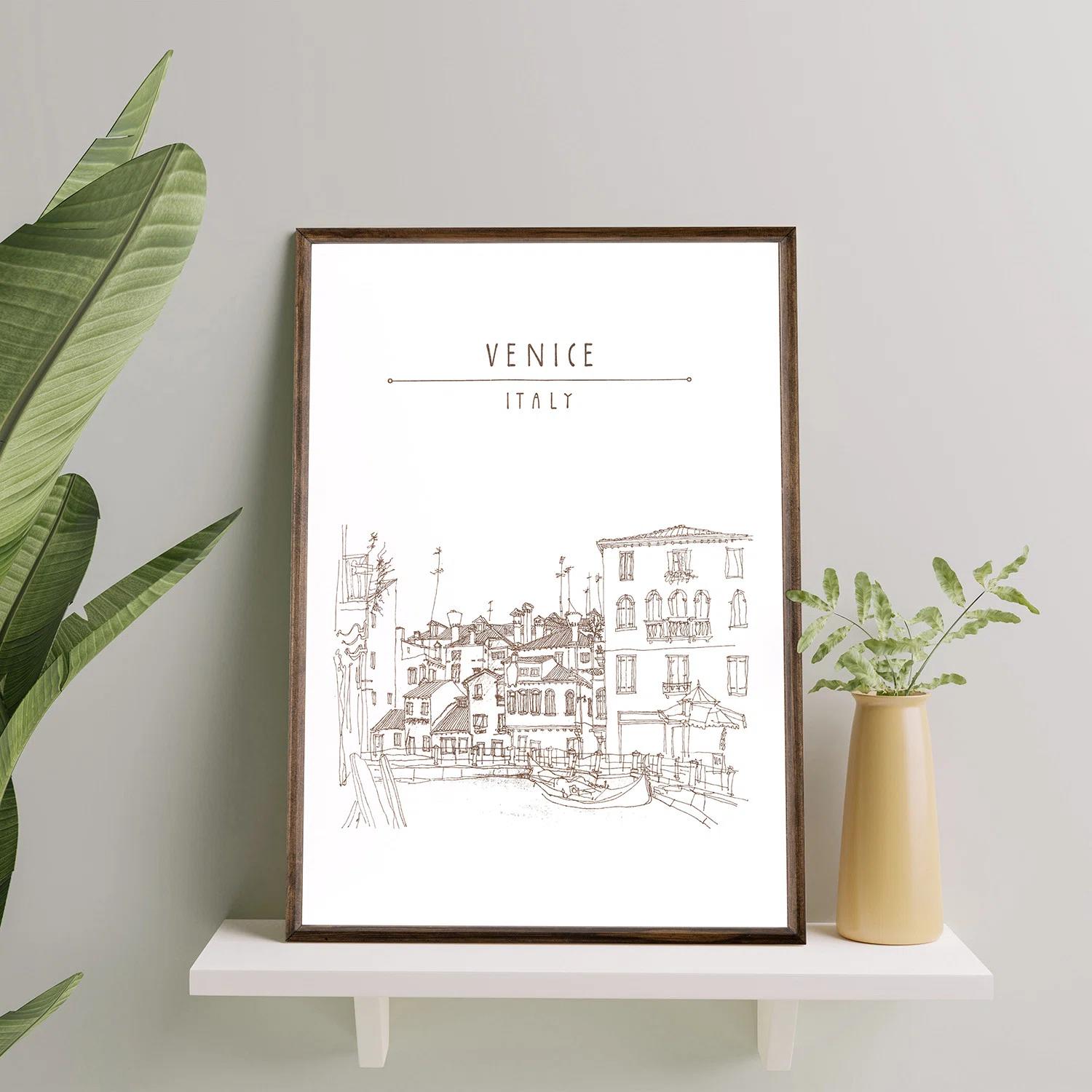 Framed On Wood Drawing Print-20"x28" thumbnail 6