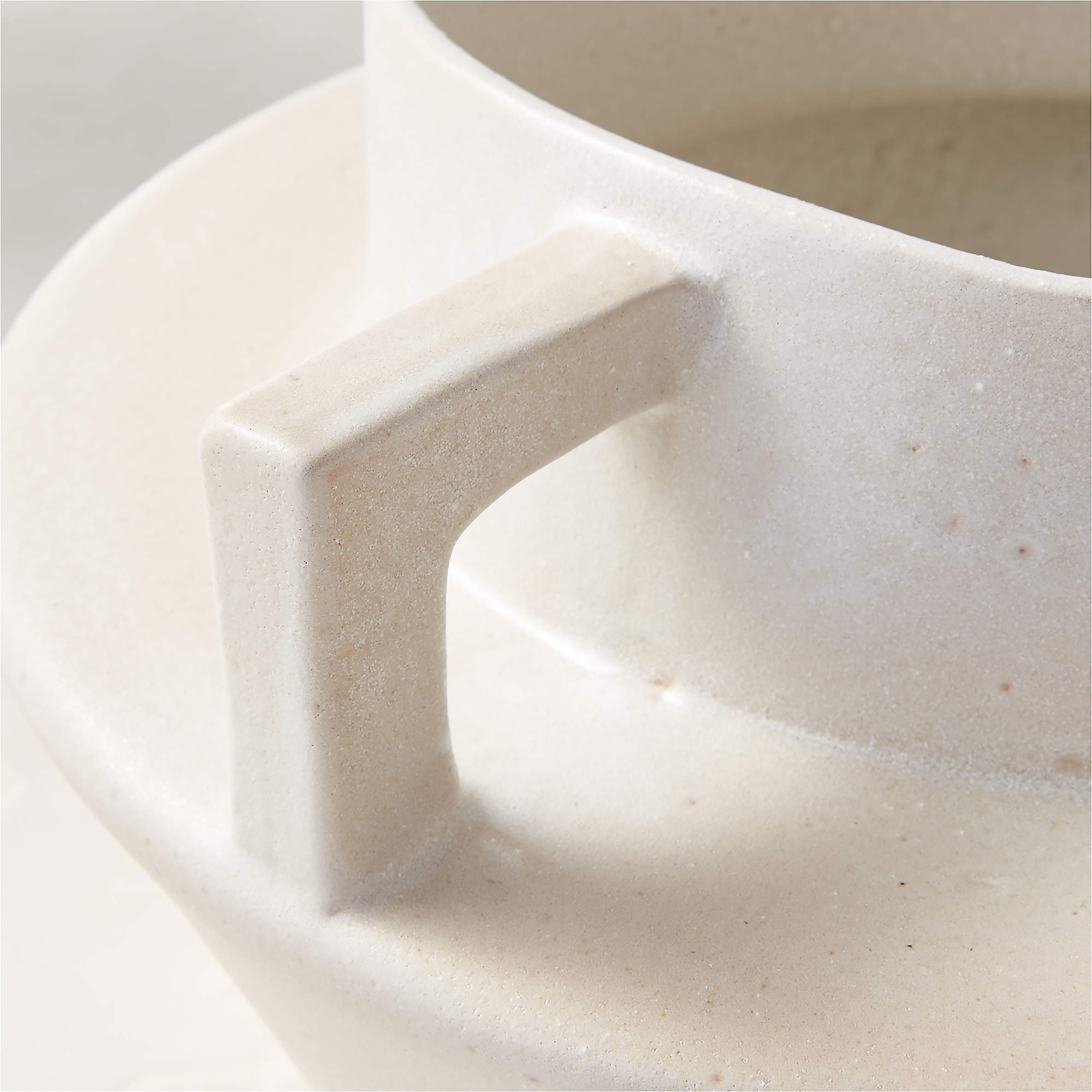 Masa White Terracotta Vase thumbnail 4