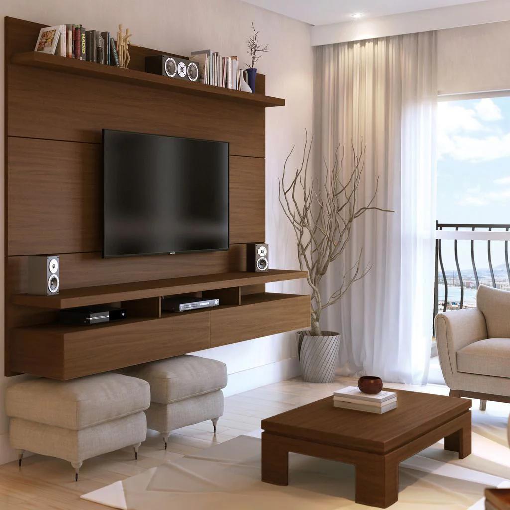 Manhattan Comfort City Floating Wall Theater Entertainment Center thumbnail 2