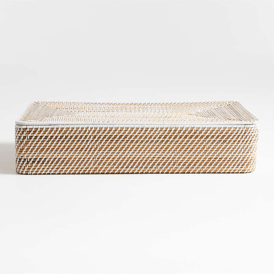 Sedona White Under Bed Storage Basket thumbnail 2