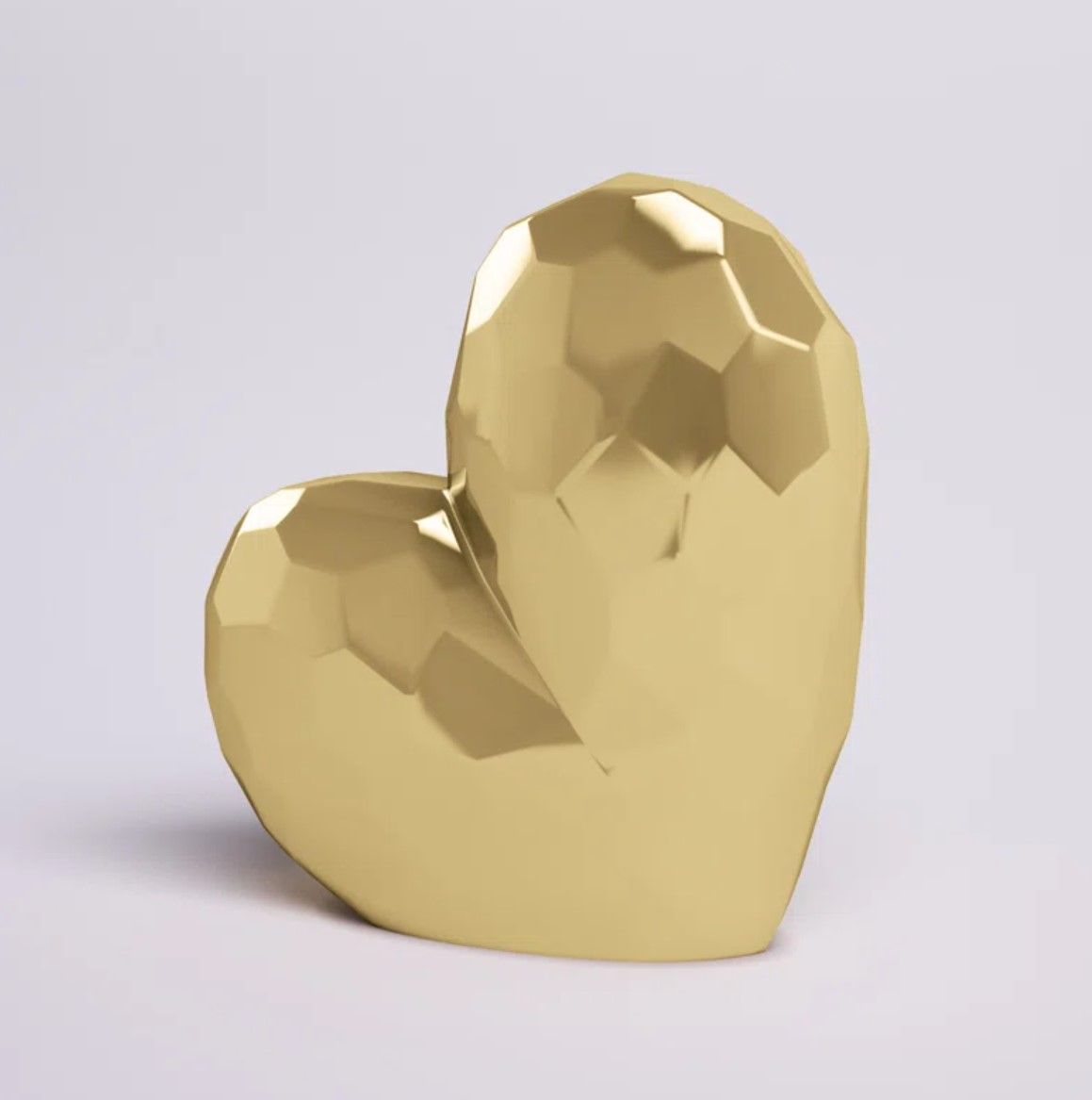 Creative Abstract Ceramic Heart Sculpture thumbnail 4