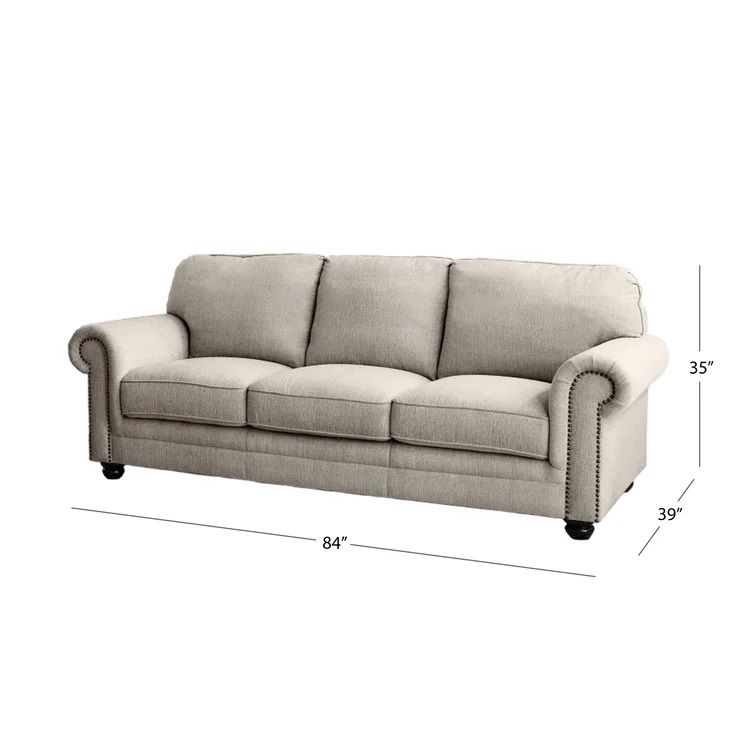 Chisholm 84'' Upholstered Sofa thumbnail 3