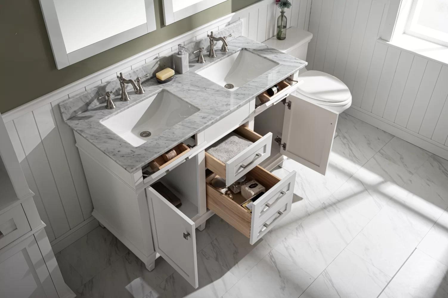 Malakai Free standing Double Bathroom Vanity thumbnail 4