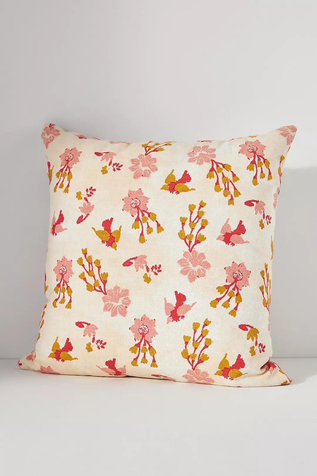Hand Embroidered Mirelle Pillow-20"X20" thumbnail 2