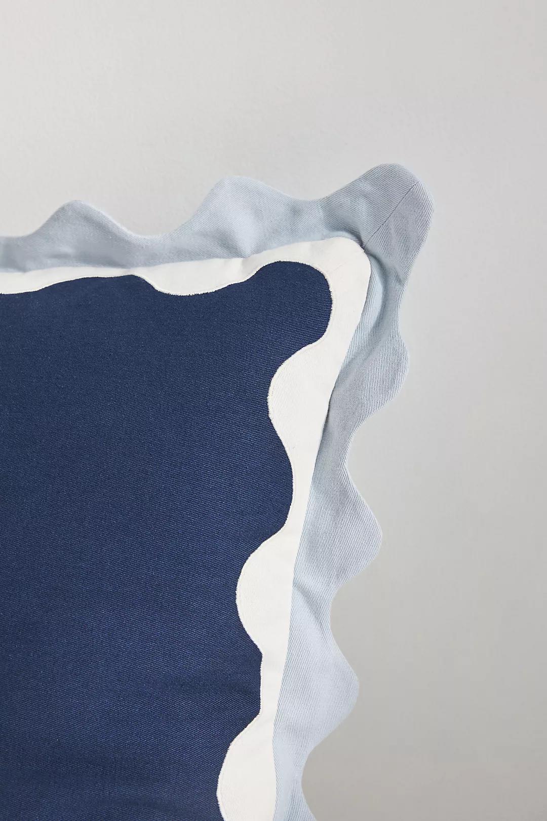 Maeve Scallop Pillow-20"X20" thumbnail 3