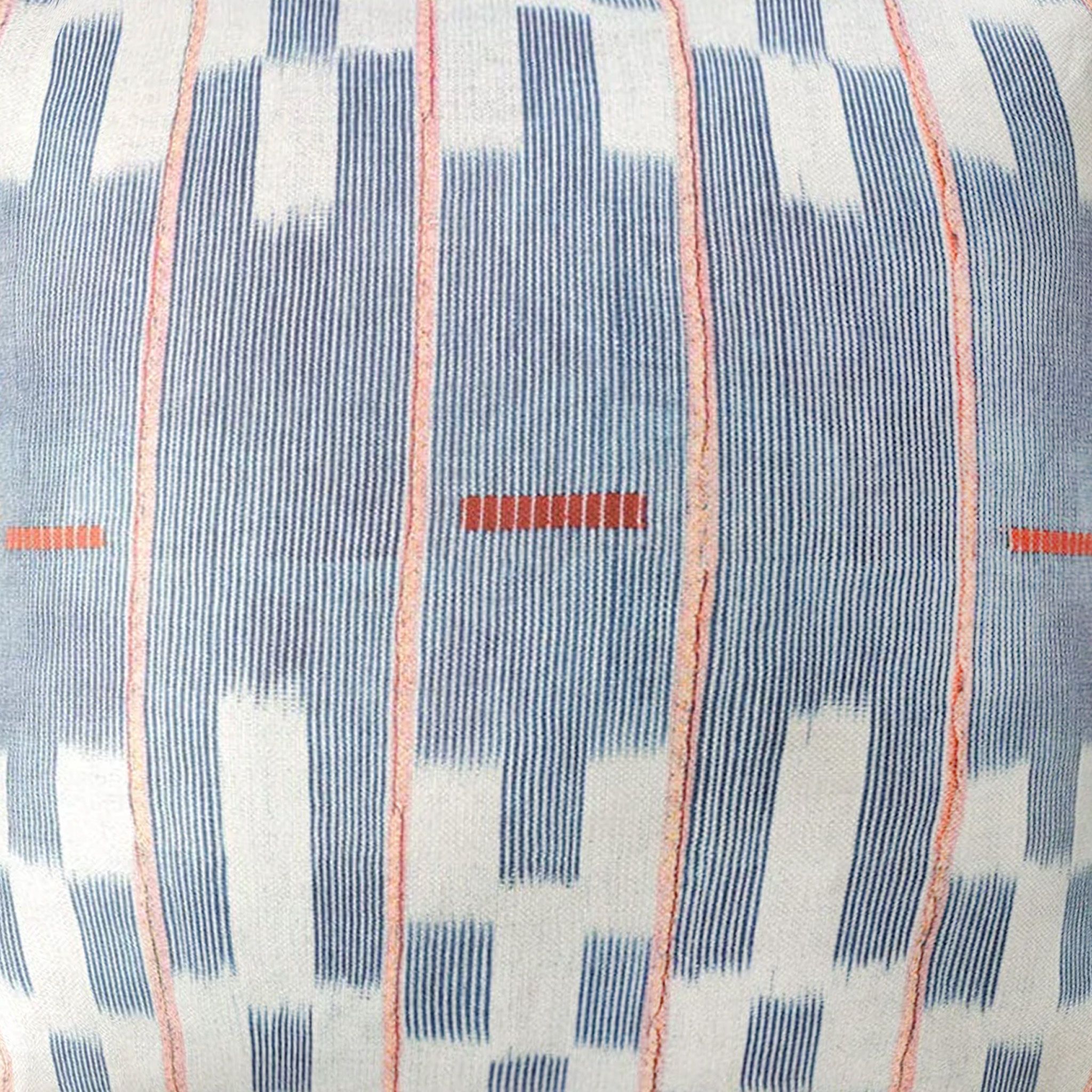 CHAMBRAY LATTICE BAULE PILLOW thumbnail 2