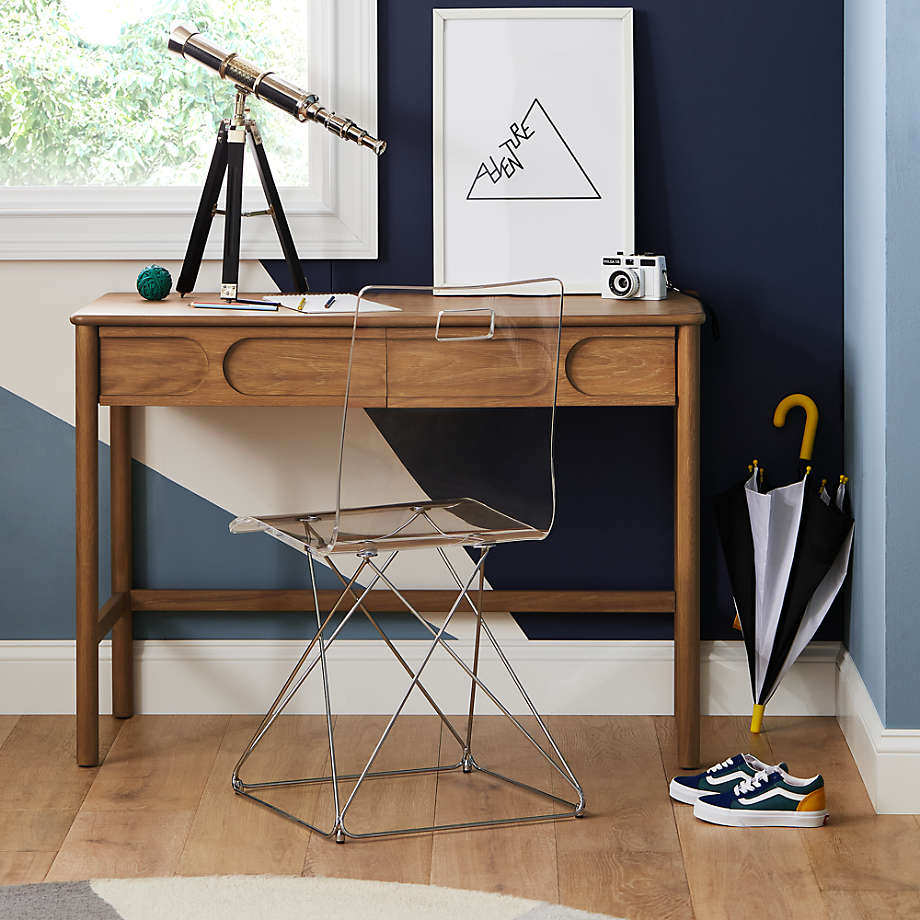 Wes Wood 2-Drawer Kids Desk thumbnail 2