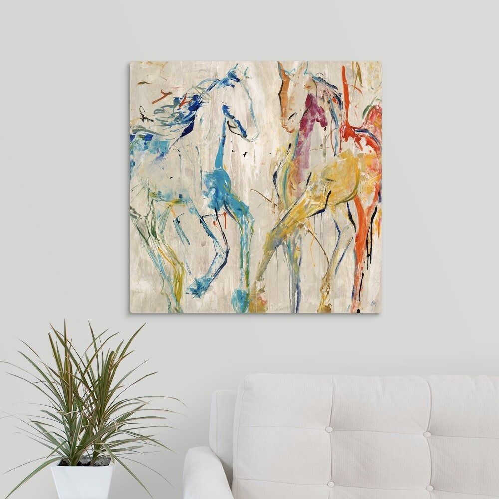 Tolya Horse Dance On Canvas thumbnail 2