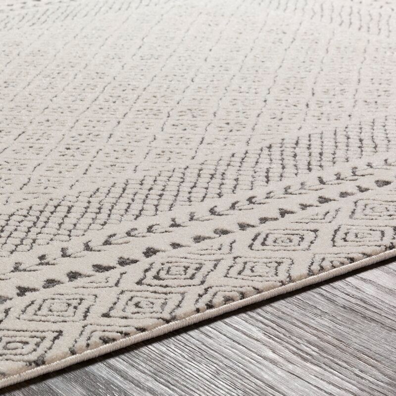 Calvo Charcoal Light Beige Rug thumbnail 3