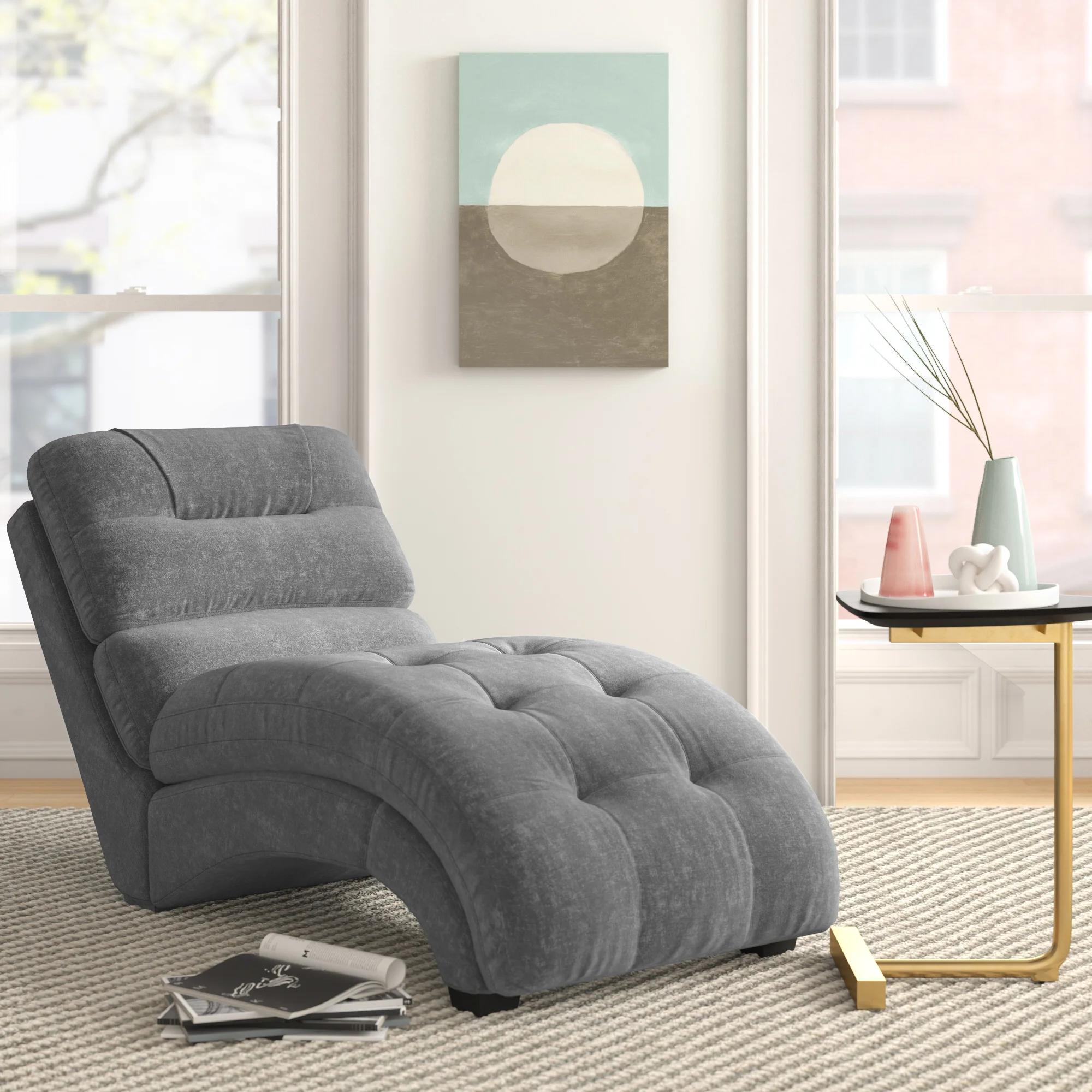 Raley Upholstered Chaise Lounge thumbnail 2