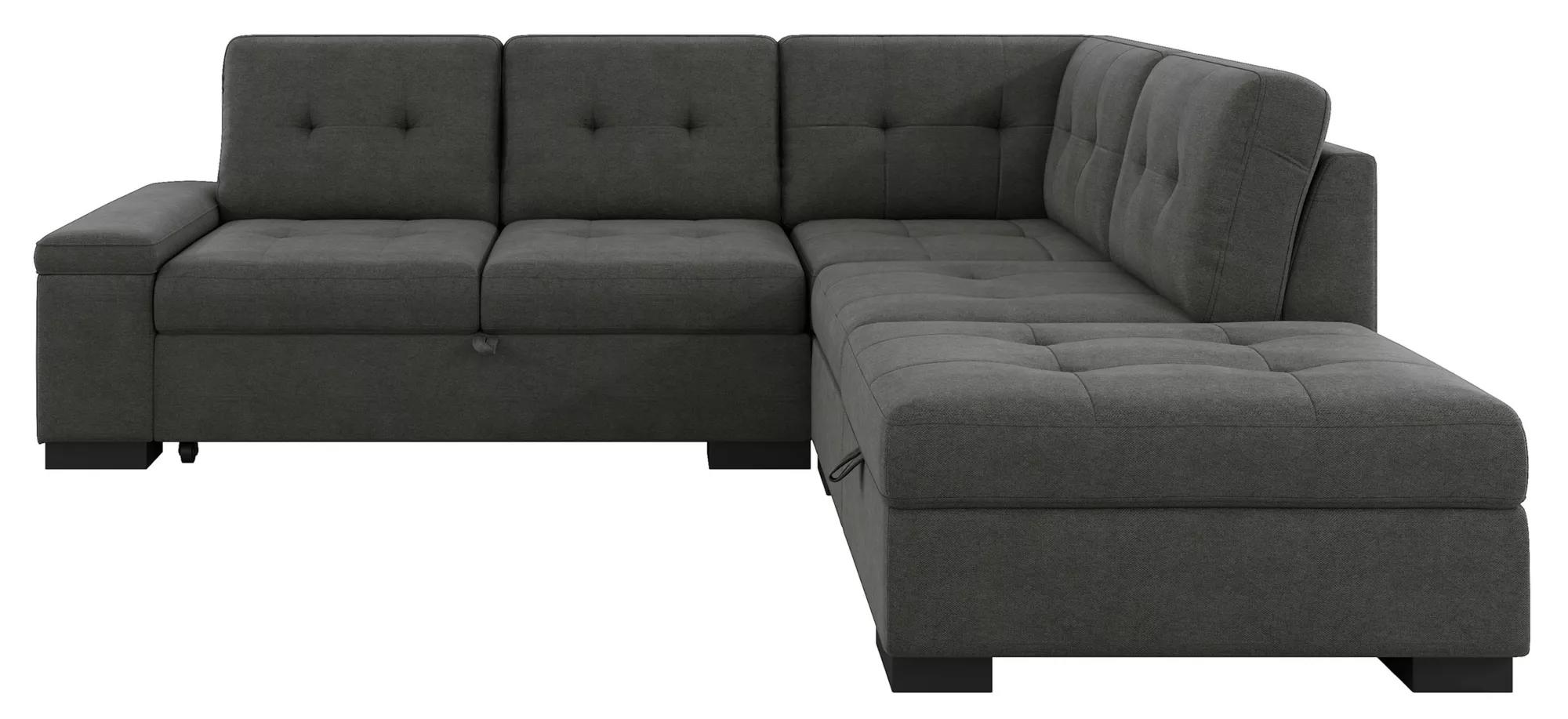 Antonio 2 pc Right Hand Facing Sectional Sleeper Sofa thumbnail 5