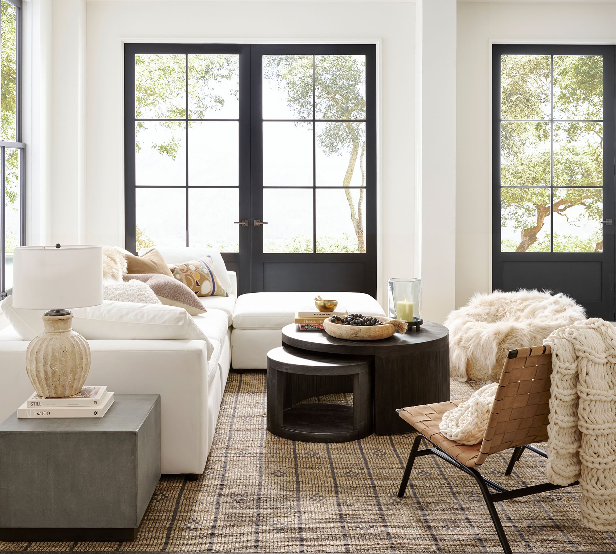 Folsom Round Nesting Coffee Table thumbnail 2