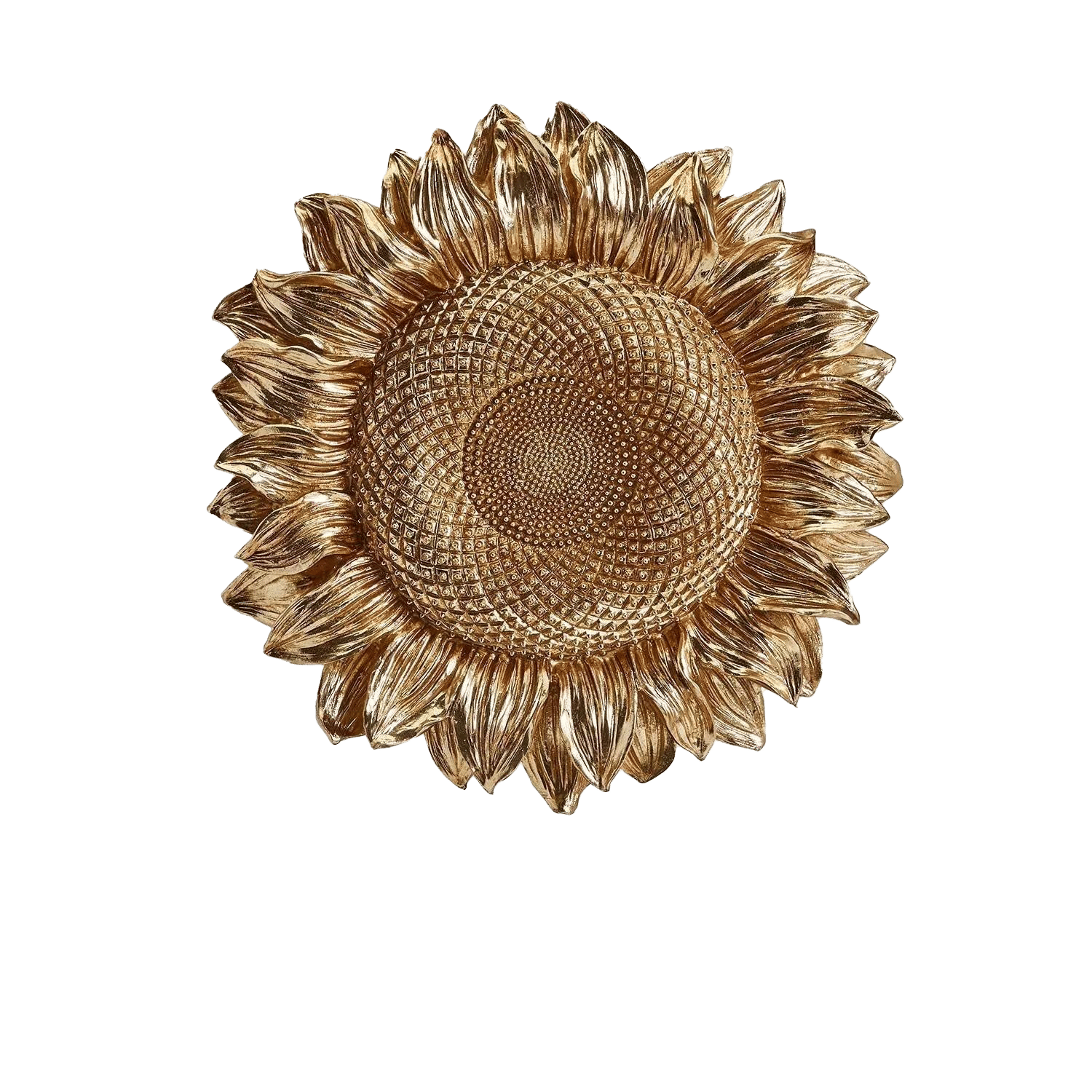 Golden Sunflower Sculpture 20" thumbnail 2