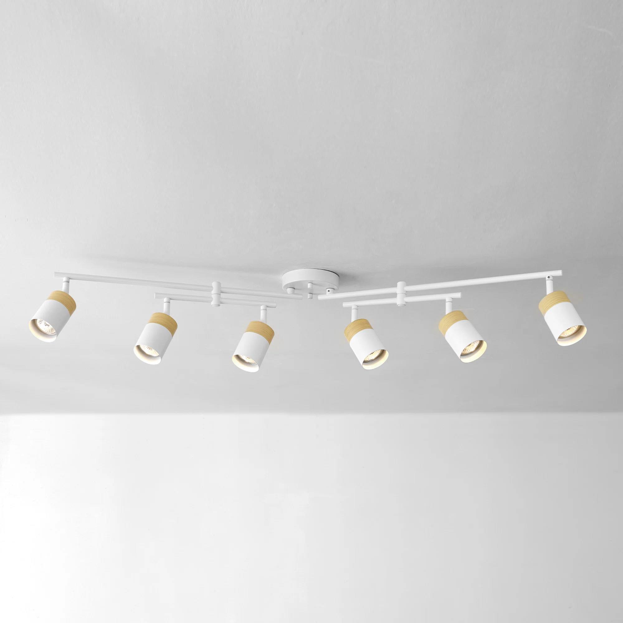 4.75" 6 Light Fixed Track Lighting Track Kit thumbnail 4