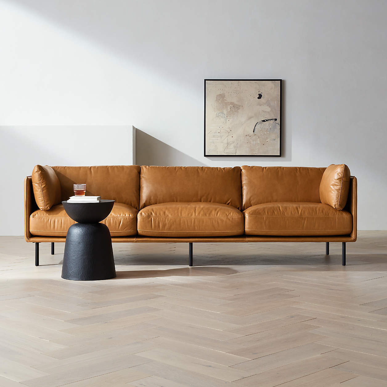 Wells Leather Grande Sofa thumbnail 2