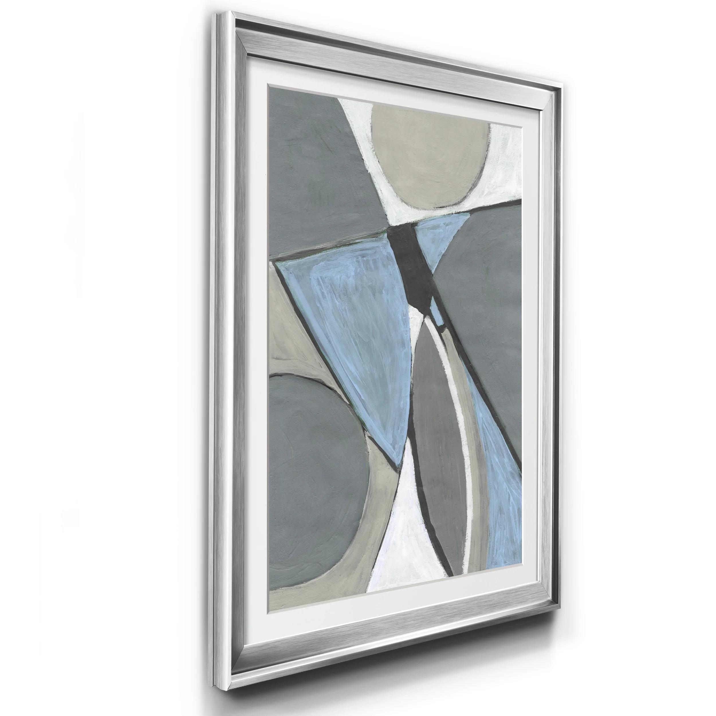 A Soft Jeweled Geometric I Framed On Canvas-30.5"x42.5" thumbnail 3