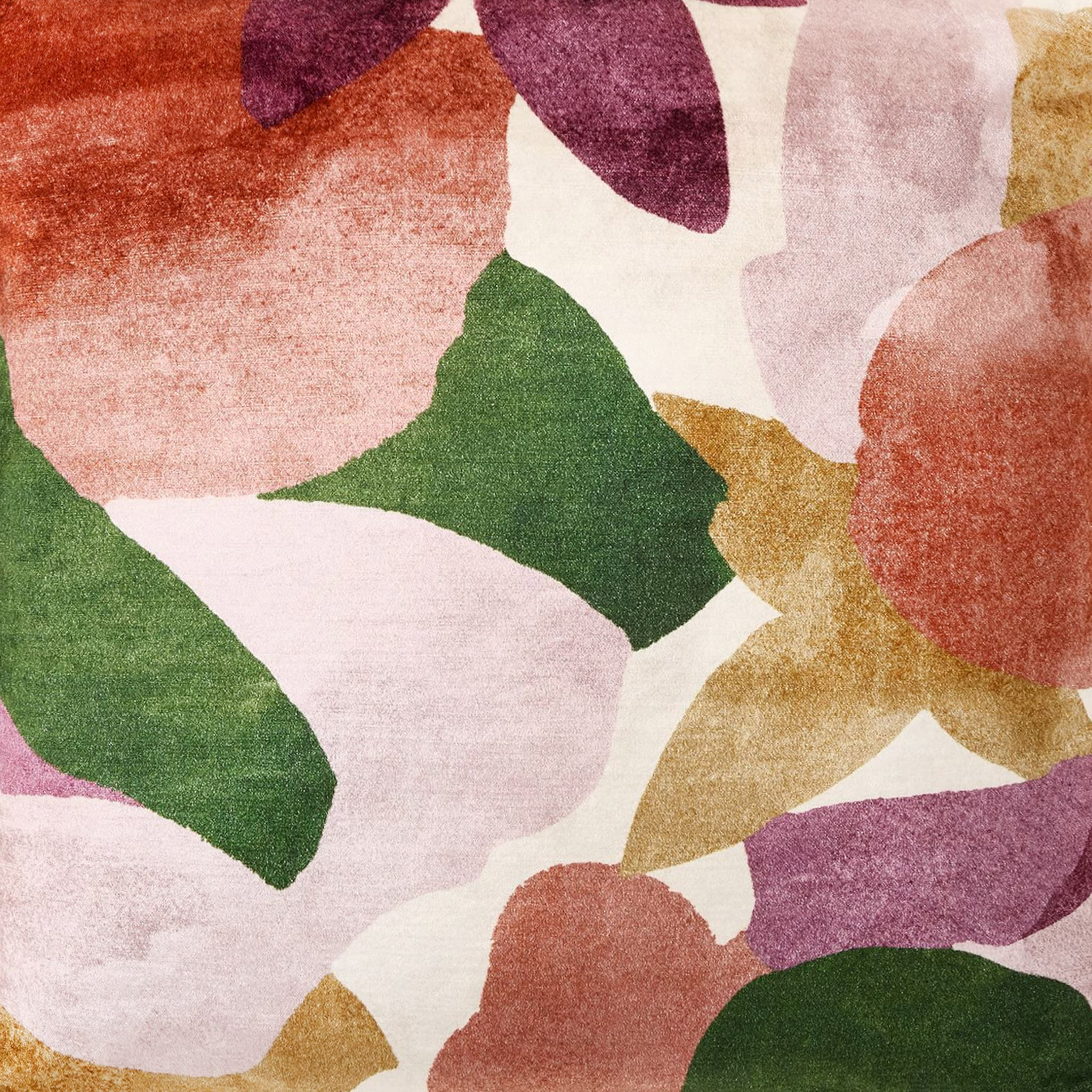 Modern Abstract Floral Pillow Cover without Insert-20"x20" thumbnail 5