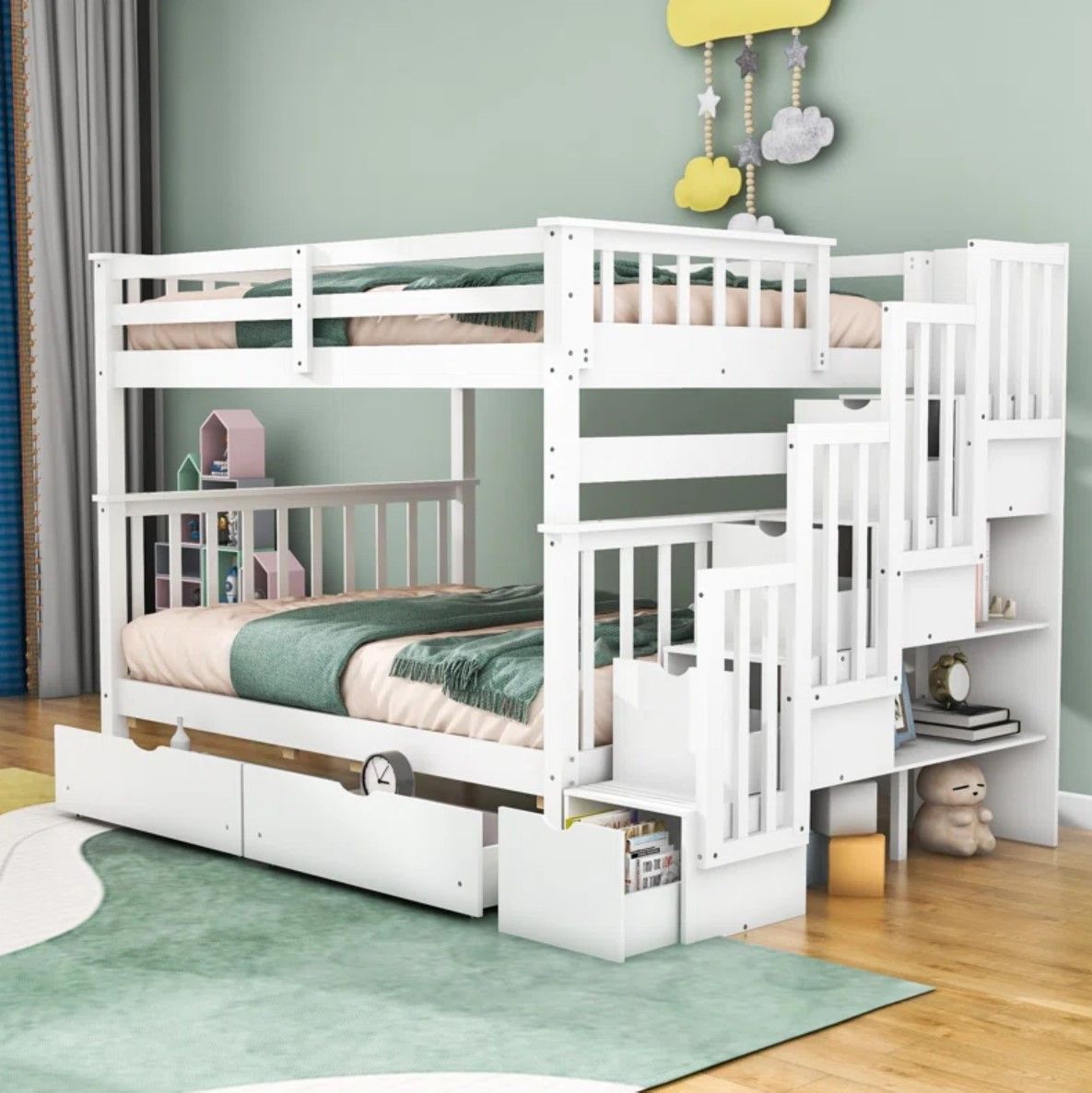 Gregoor Kids Full Over Full Bunk Bed thumbnail 2