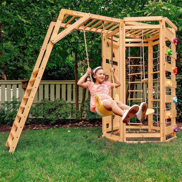 Avenlur Hawthorn Outdoor Climber with Monkey Bars thumbnail 2