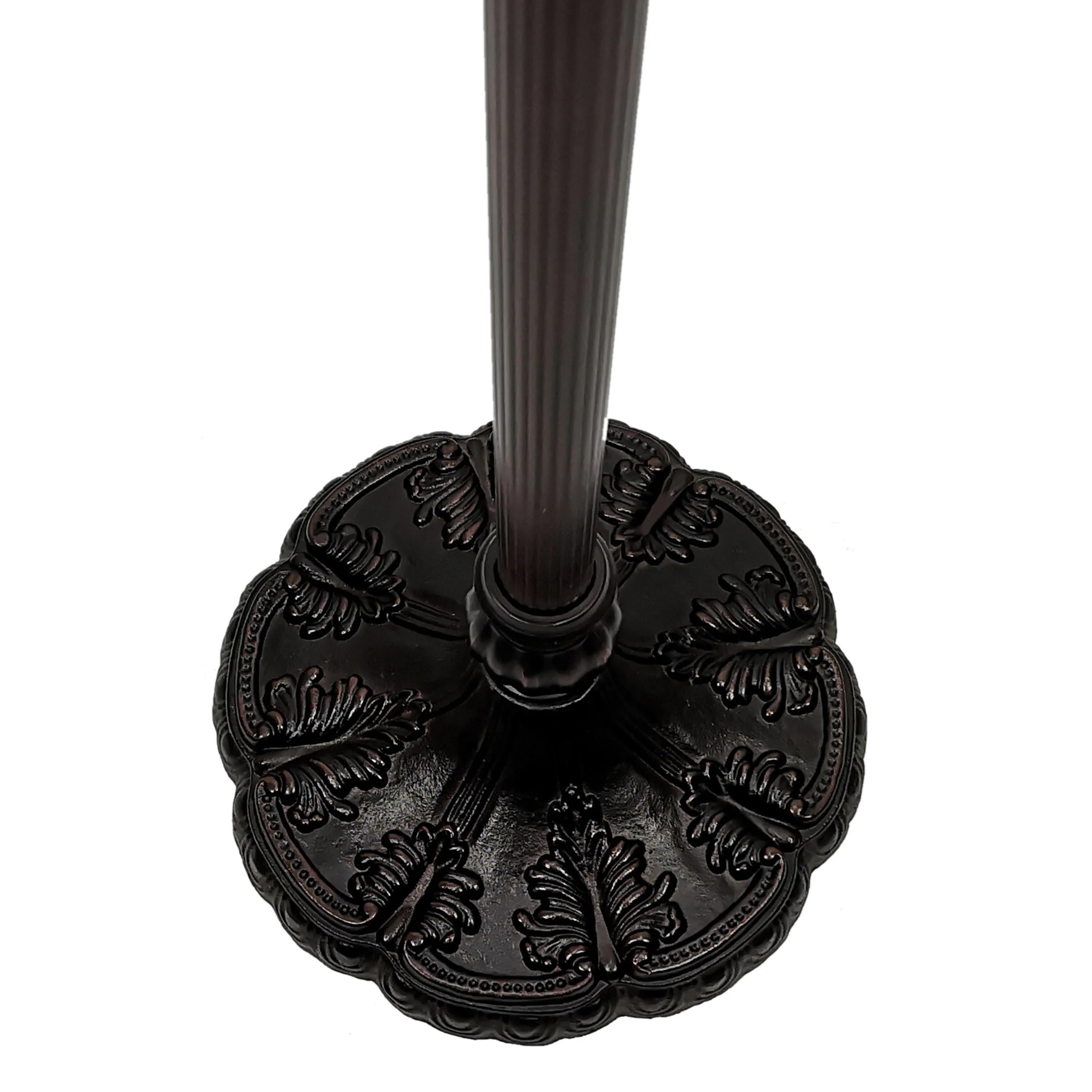 Tiffany Dark Brown Task Reading Floor Lamp thumbnail 3