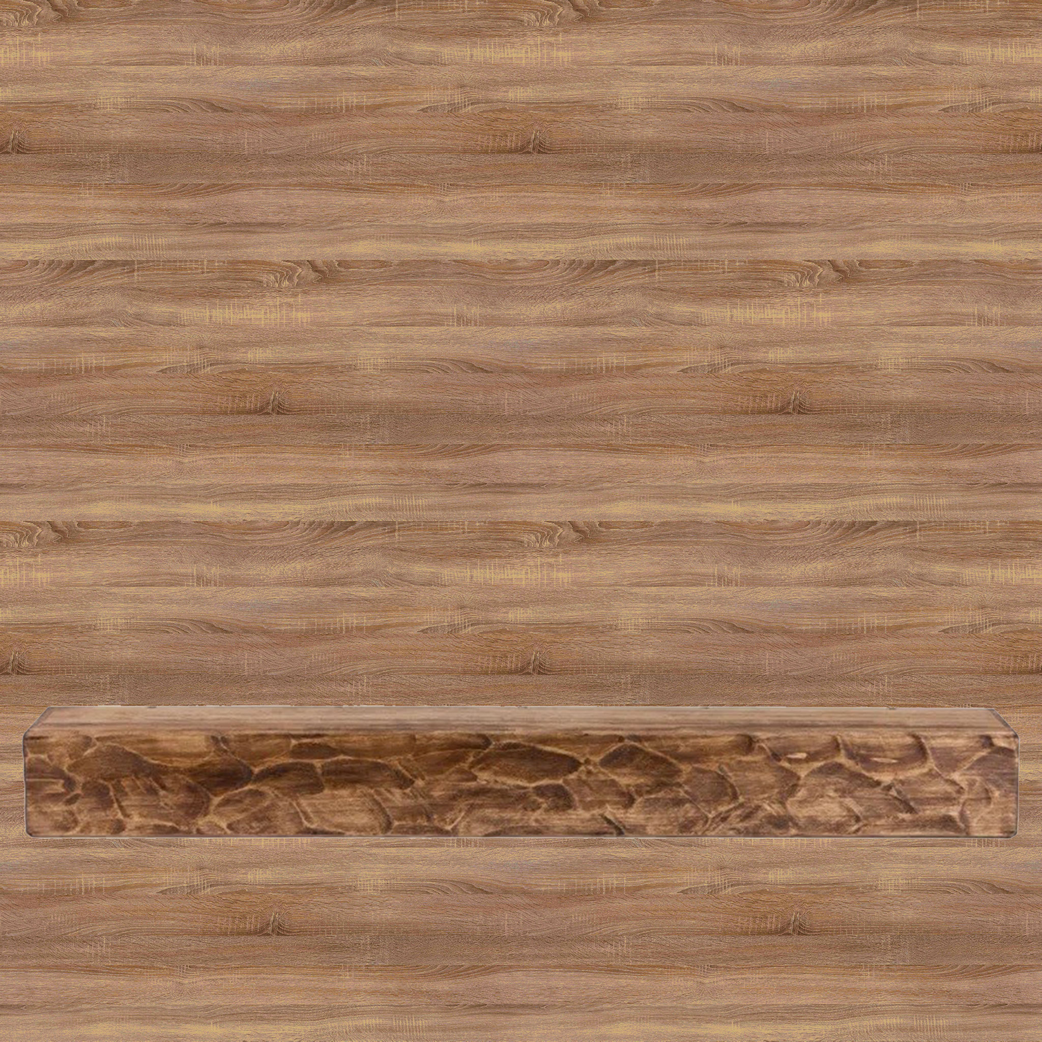 Rough Hewn Fireplace Shelf Mantel thumbnail 4