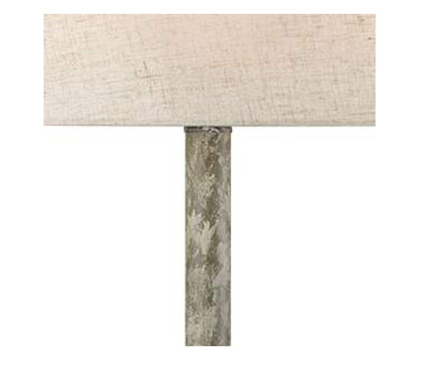 Regus Gray and Antique White Outdoor Floor Lamp thumbnail 3