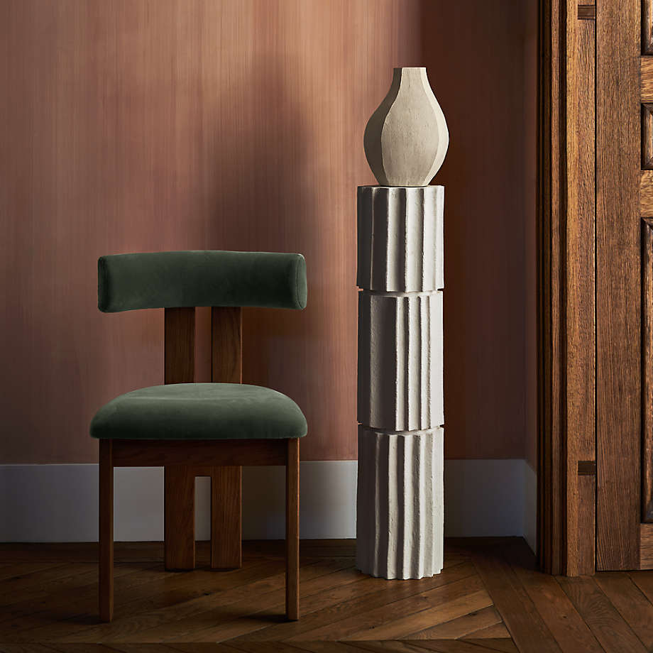 Ceremonie Green Mohair Dining Chair by Athena Calderone thumbnail 2