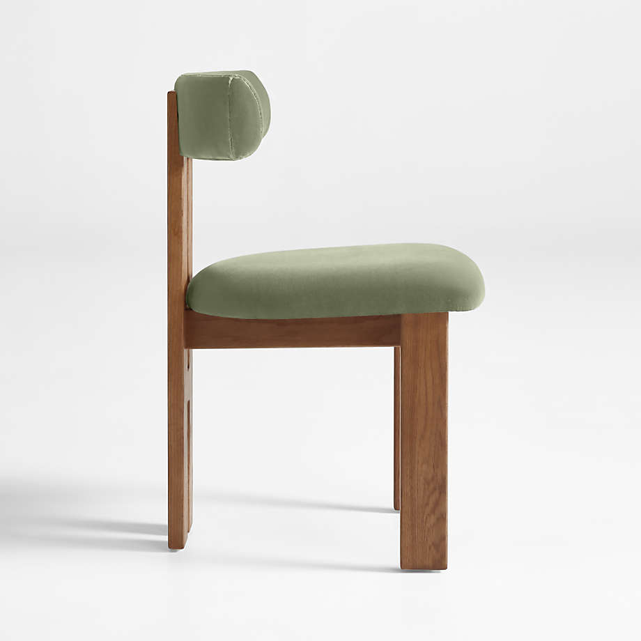Ceremonie Green Mohair Dining Chair by Athena Calderone thumbnail 4