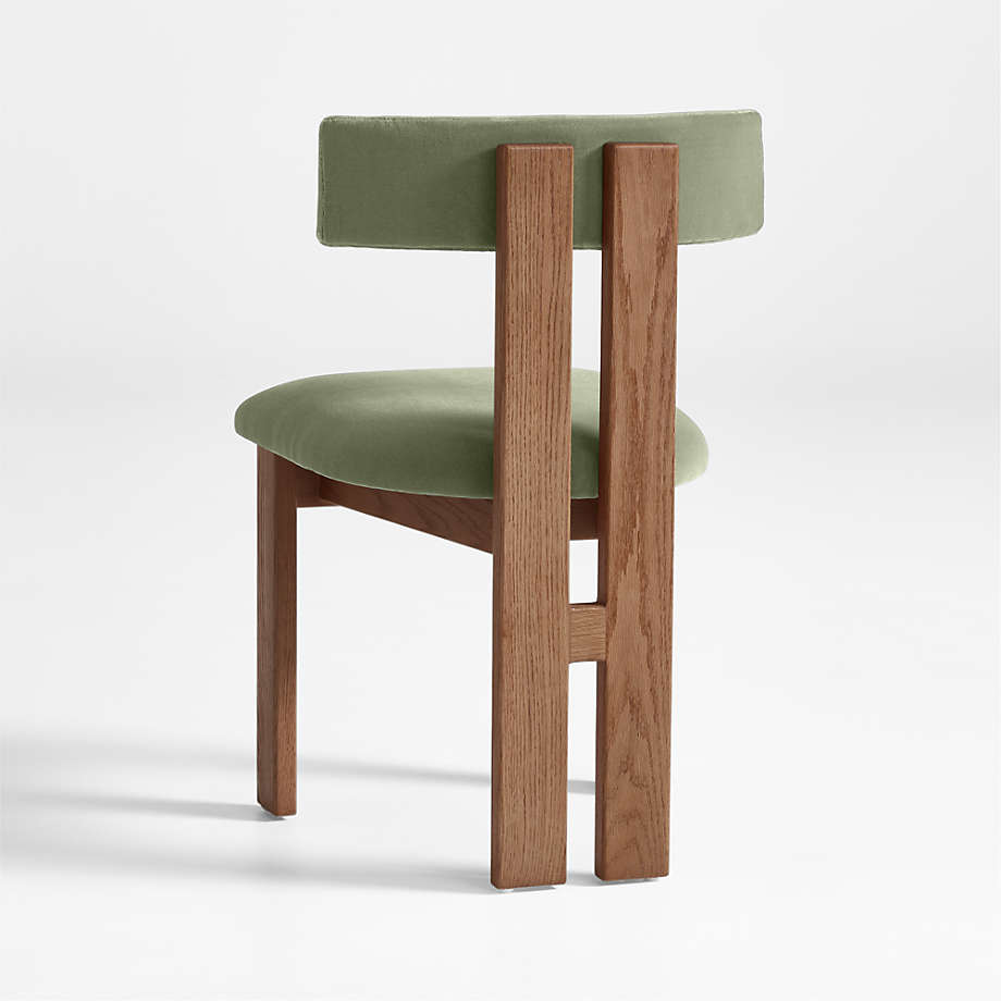 Ceremonie Green Mohair Dining Chair by Athena Calderone thumbnail 5