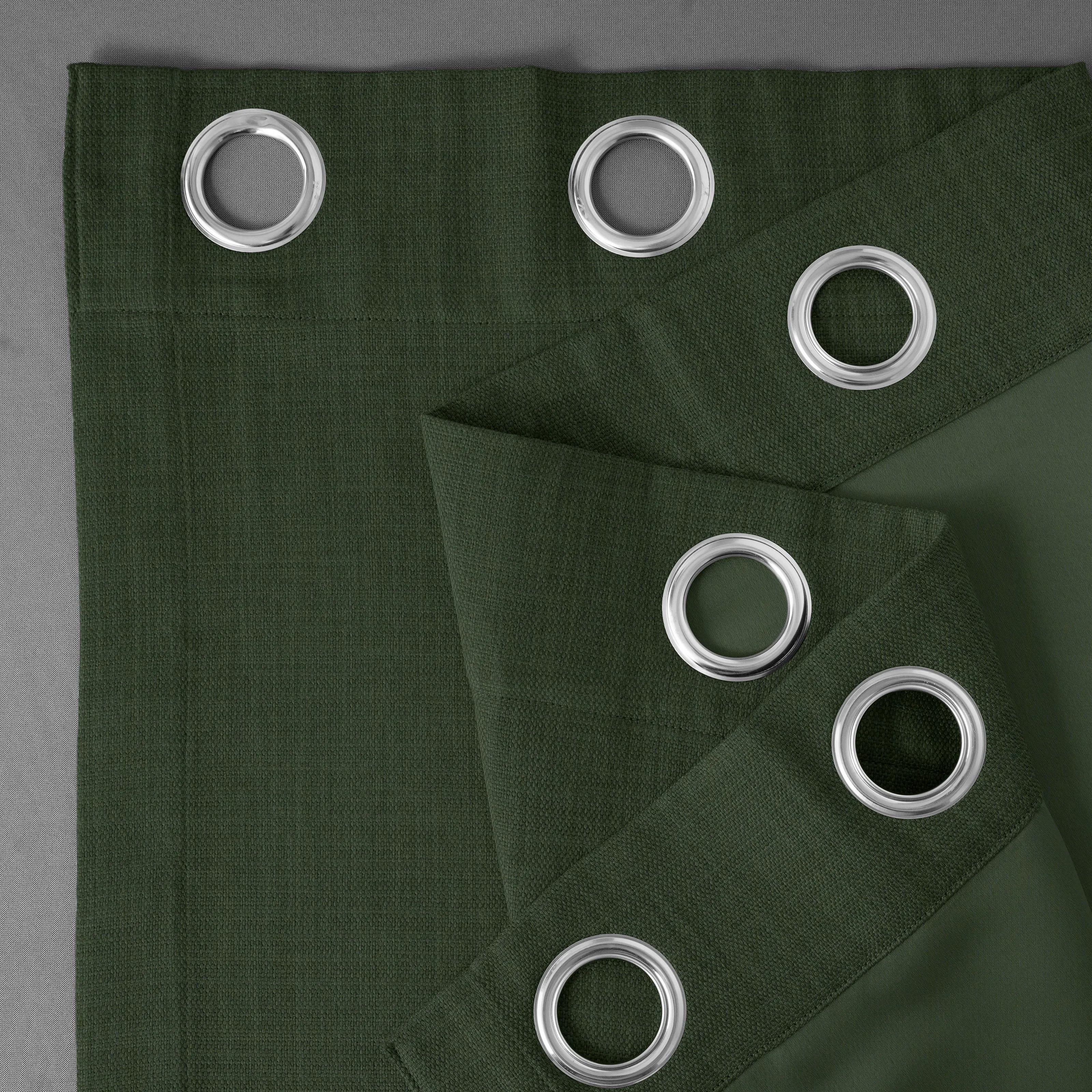 Oneridge Room Darkening Faux Linen Curtains-96" thumbnail 6