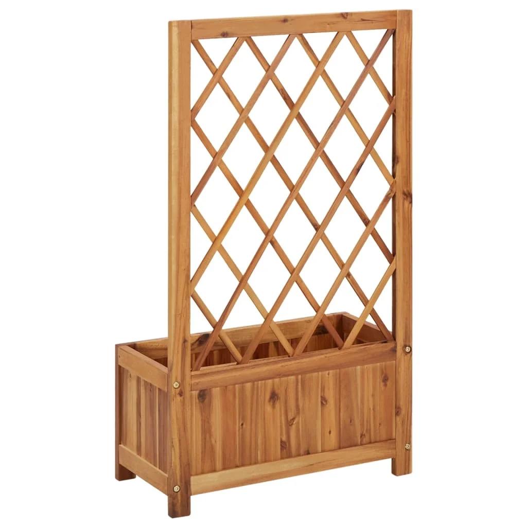 VidaXL Garden Raised Bed with Trellis thumbnail 6