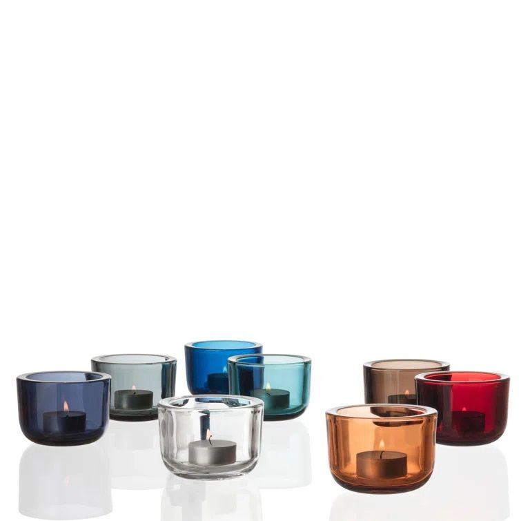 Valkea 2.3'' H Glass Tabletop Votive Holder thumbnail 2