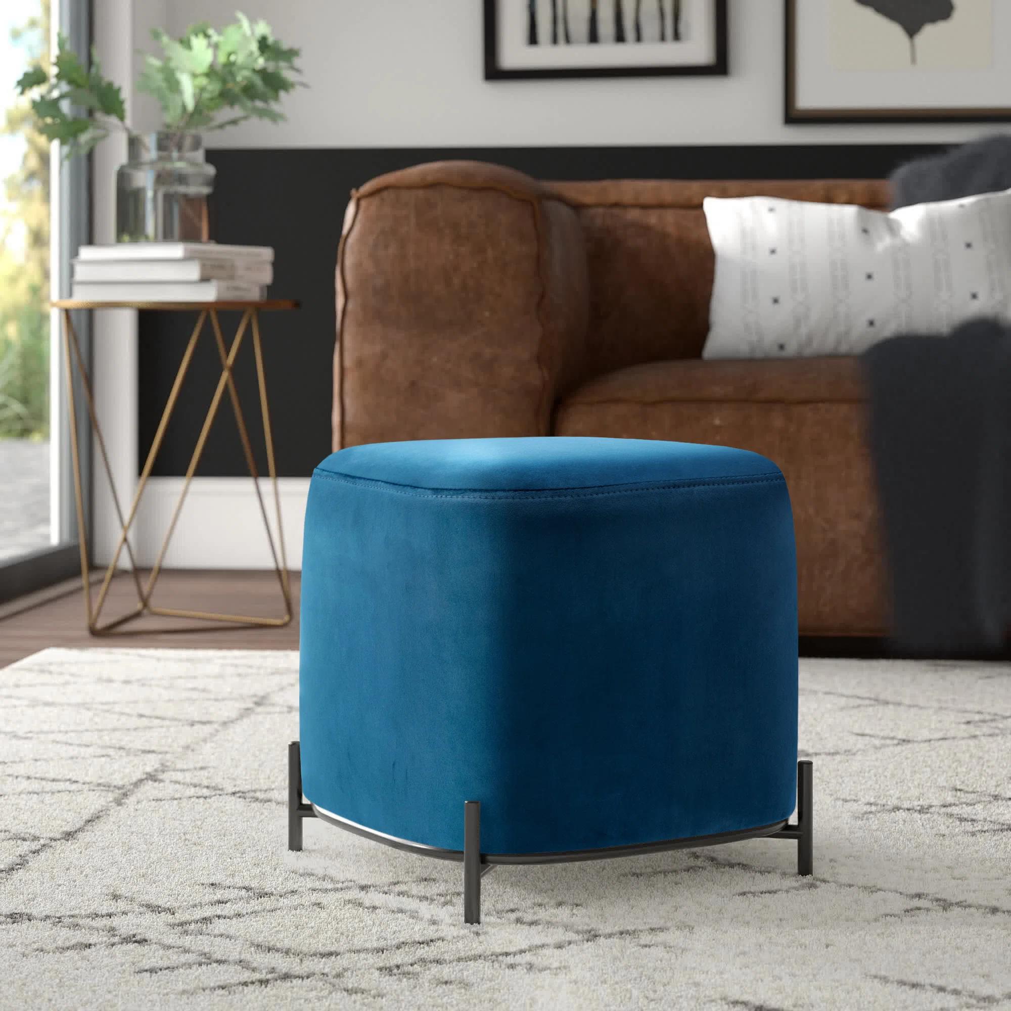 Ohman Upholstered Ottoman thumbnail 2