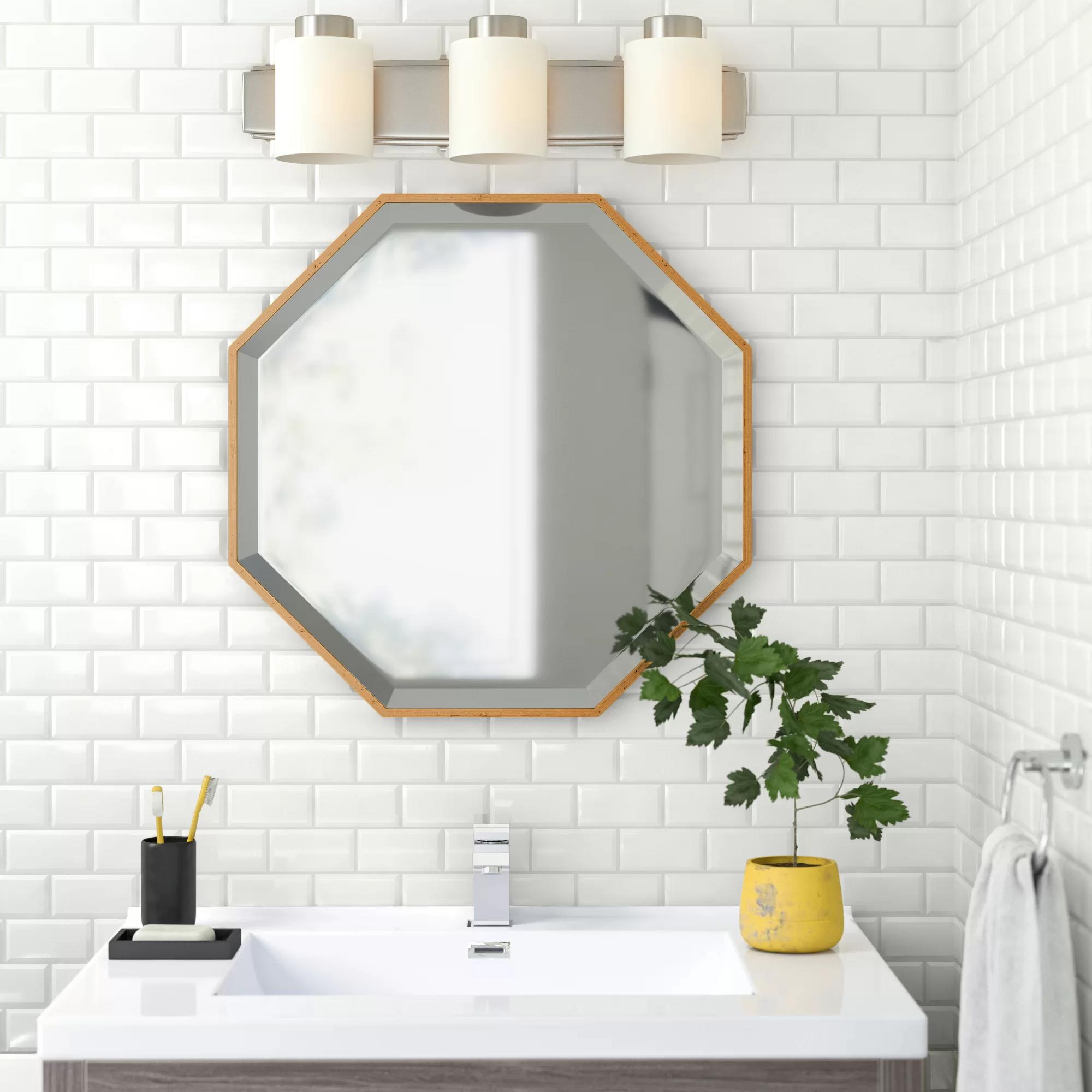 Cloverly Octagonal Wall Mirror thumbnail 2