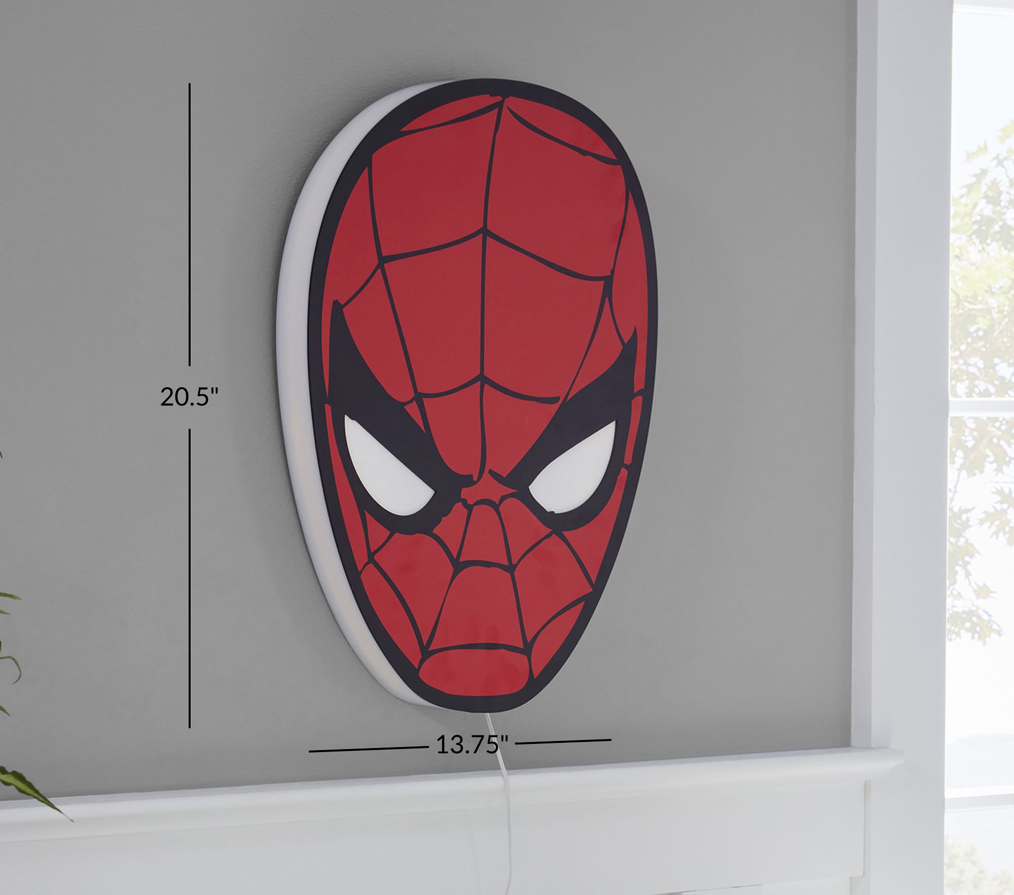 Marvels Spider-Man Acrylic LED Wall Light thumbnail 3