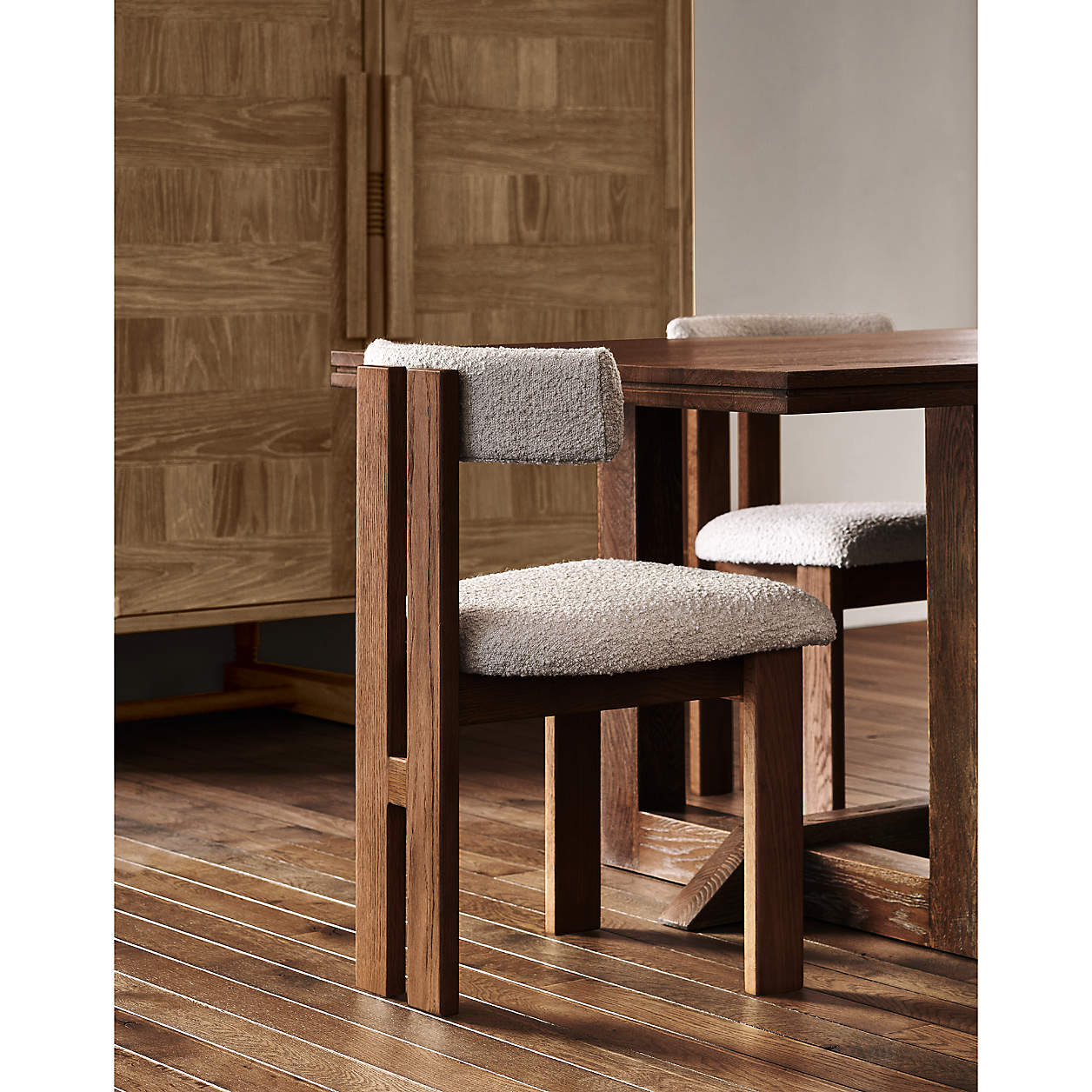 Ceremonie Natural Boucle Dining Chair thumbnail 2