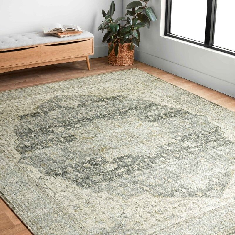 Appy Performance Gray Green Rug thumbnail 2