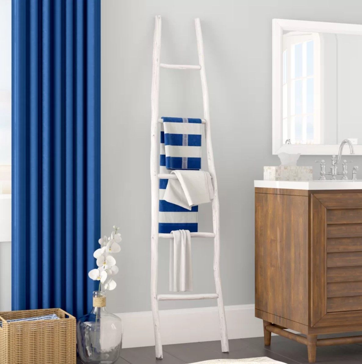 Solid Wood Blanket Ladder thumbnail 2