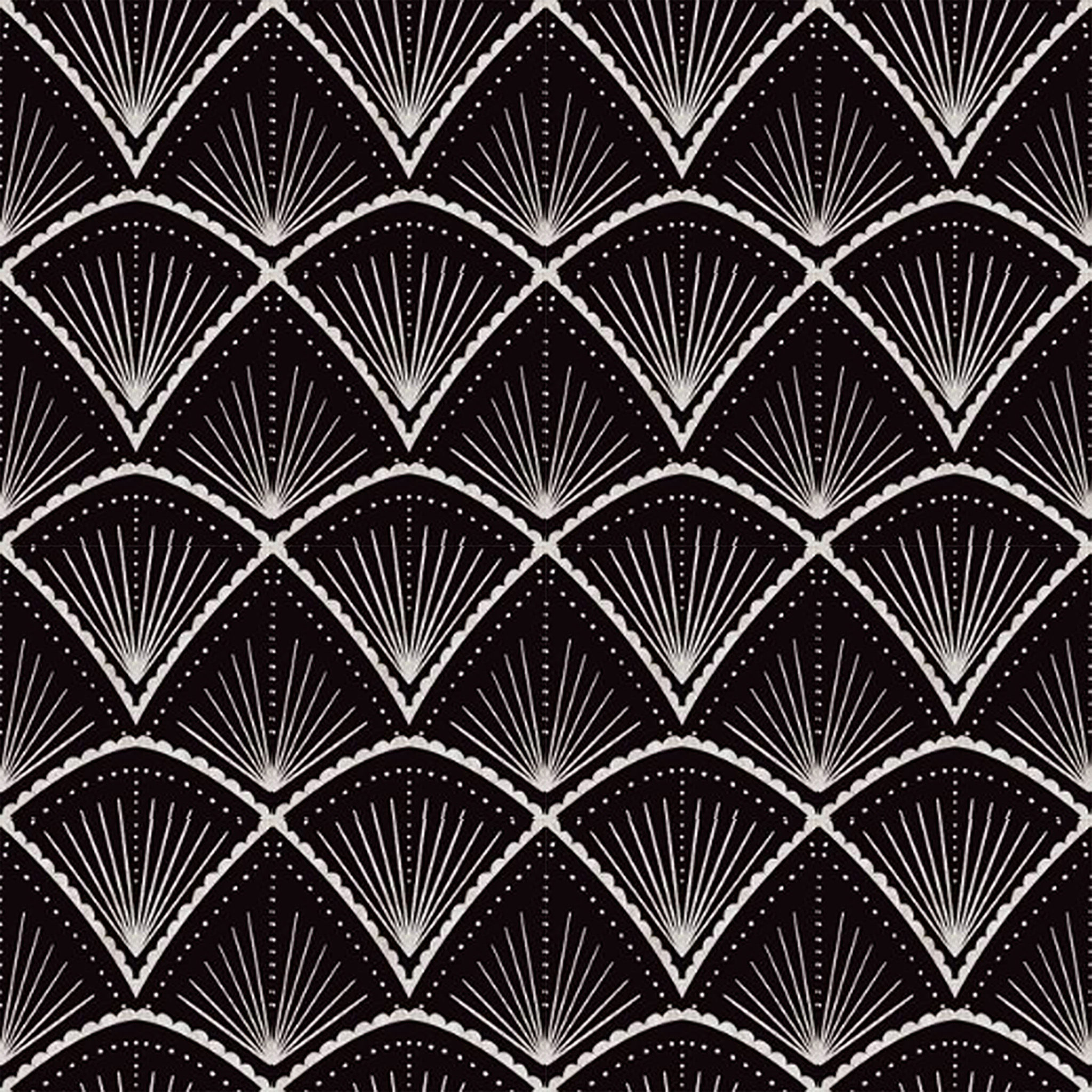 Madrid dark monochrome Curtain Panel by amy maccready thumbnail 2