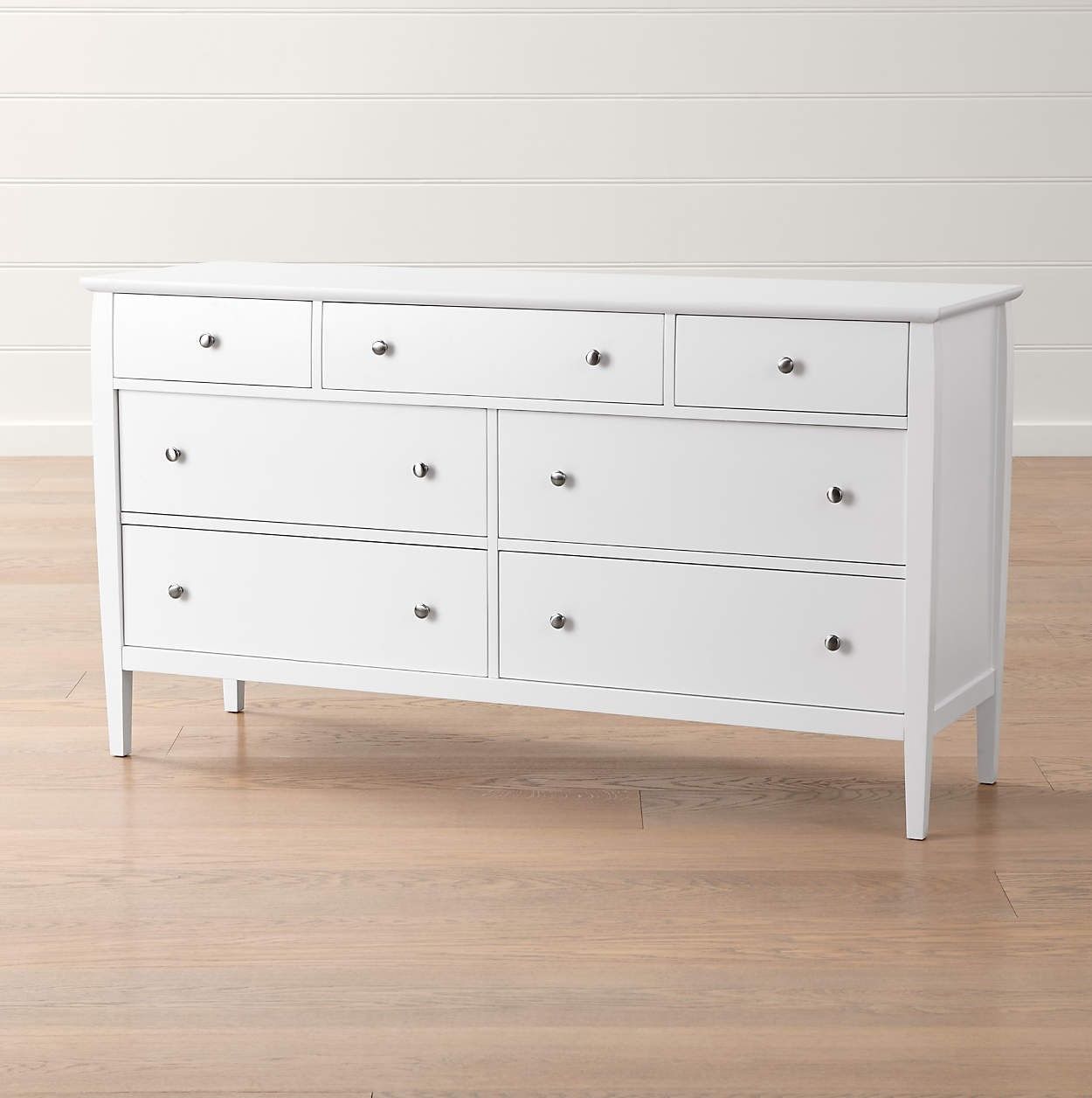 Mason White 7 Drawer Dresser thumbnail 2