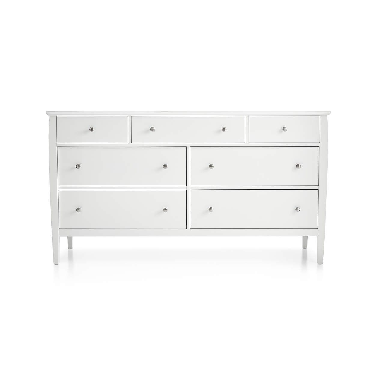Mason White 7 Drawer Dresser thumbnail 3