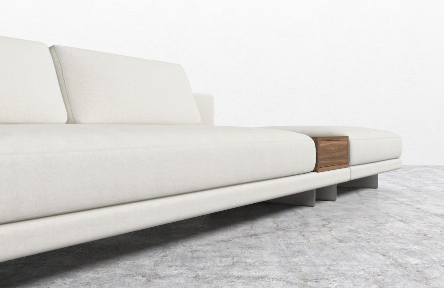 Dresden Open End Sofa with Side Table thumbnail 4