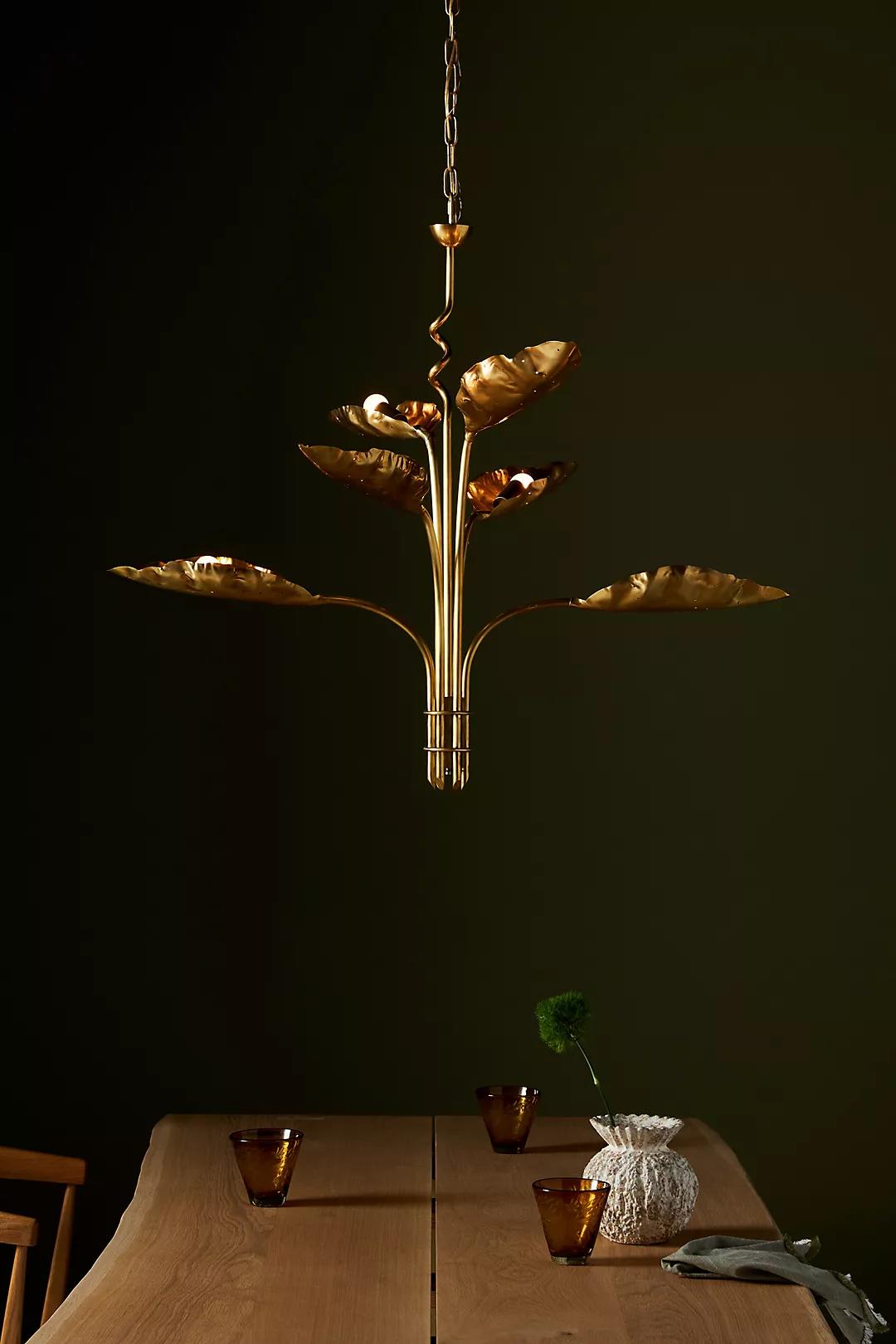 Pierced Leaf Chandelier thumbnail 2