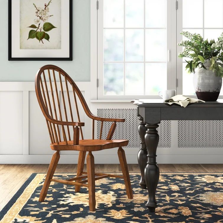 Makira Windsor Back Arm Chair thumbnail 2