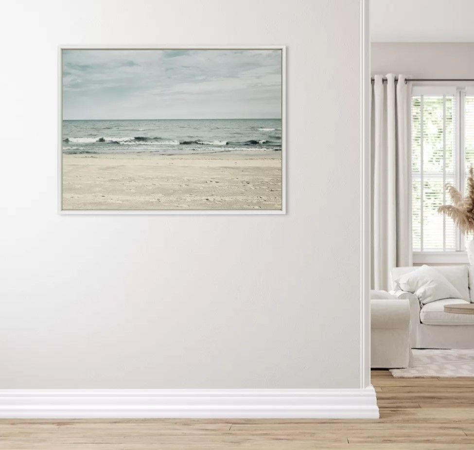 Sylvie Beach II Framed Canvas 31.5"x41.5" thumbnail 2