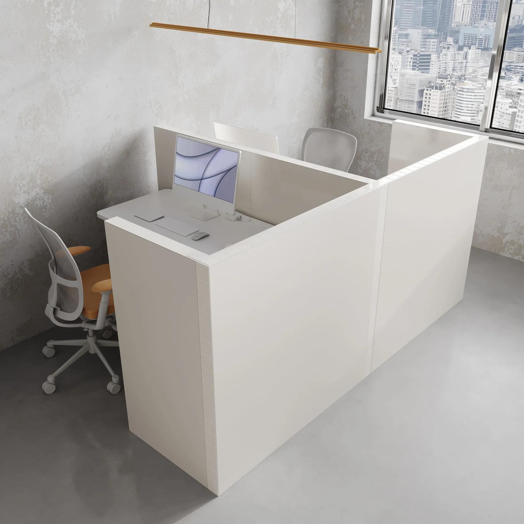 T Shaped Office Cubicle thumbnail 3