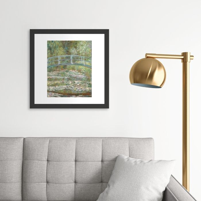 Monet Bridge over a Pond of Water  Painting thumbnail 2