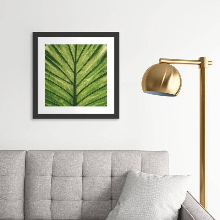 Monstera Tropical Leaf Macro II Framed Art Print thumbnail 2